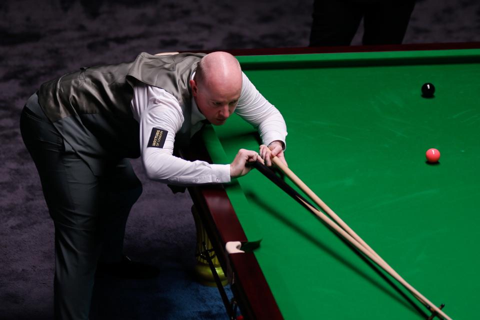 丁俊晖, 面对赛点奥 丁俊晖, 面对赛点奥